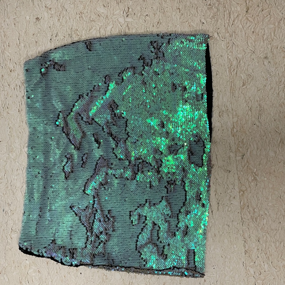 Zara Reversible Sequins Mini Skirt - Picture 9 of 9
